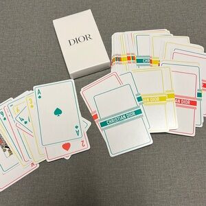 Dior playing cards